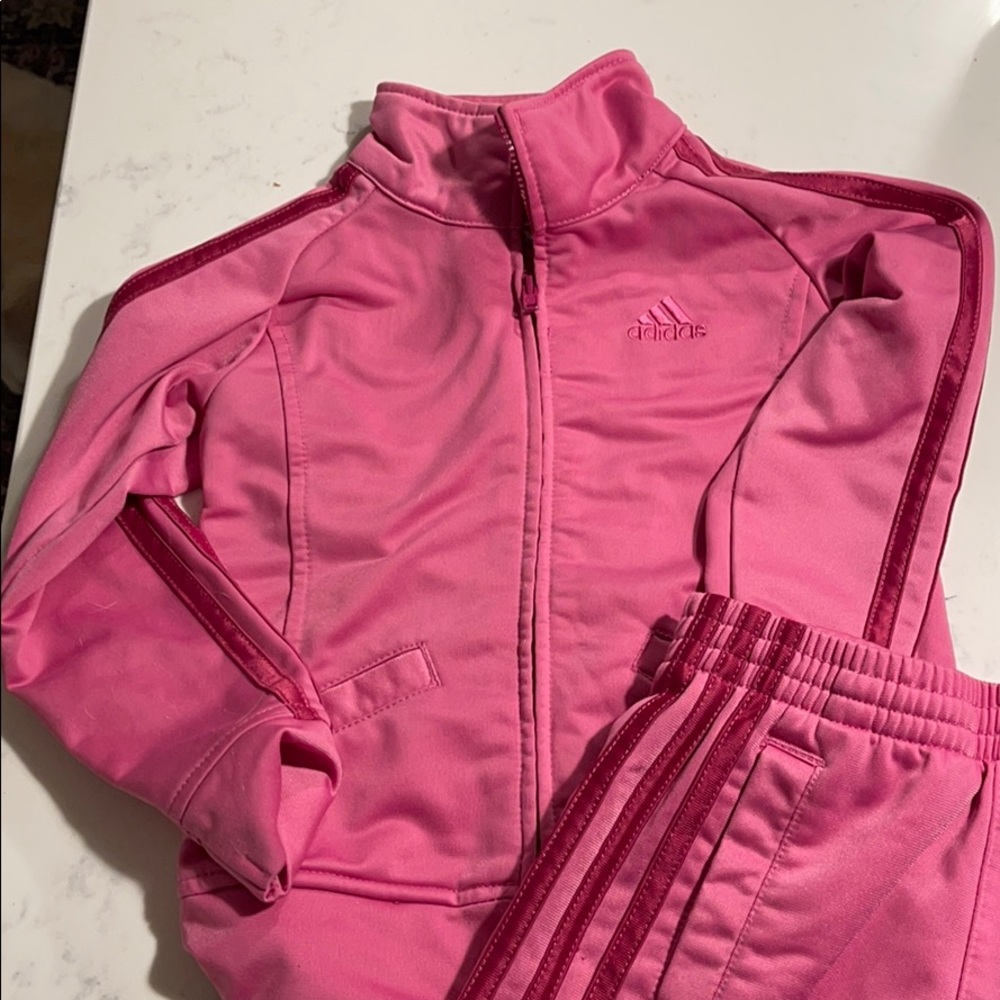Adidas toddler track suit